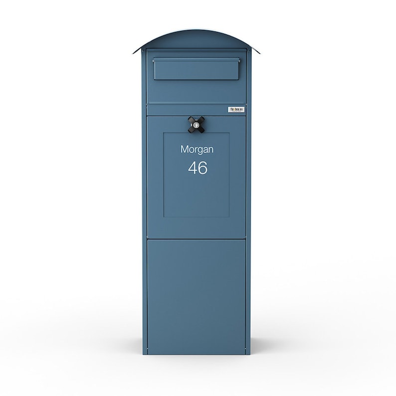 Lovisa Outdoor Parcel Box: Galvanised Steel Secure Letterbox - Etsy UK