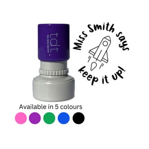 Personalised Teacher Stamp, Customised Stamp, Teacher Stamp, Teacher Gift, Christmas Gift, Stamp