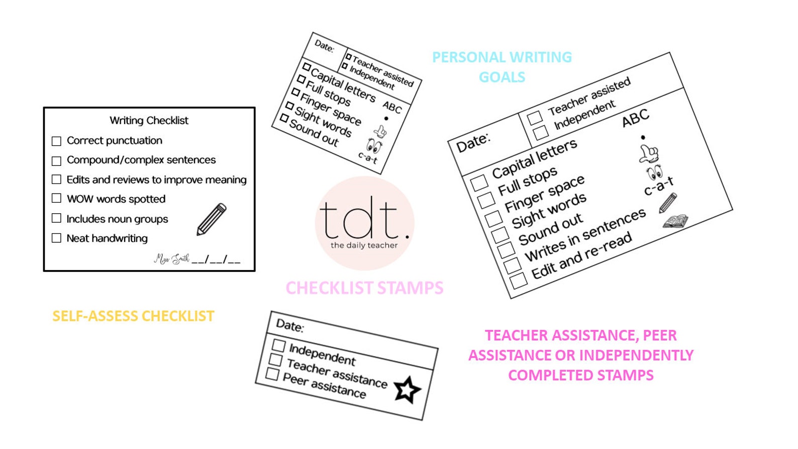 Checklist Stamp Etsy