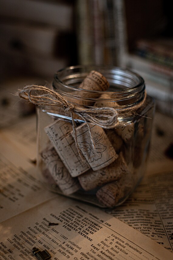 Jar of Wine Corks Etsy