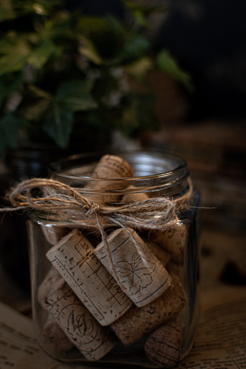 Jar of Wine Corks Etsy