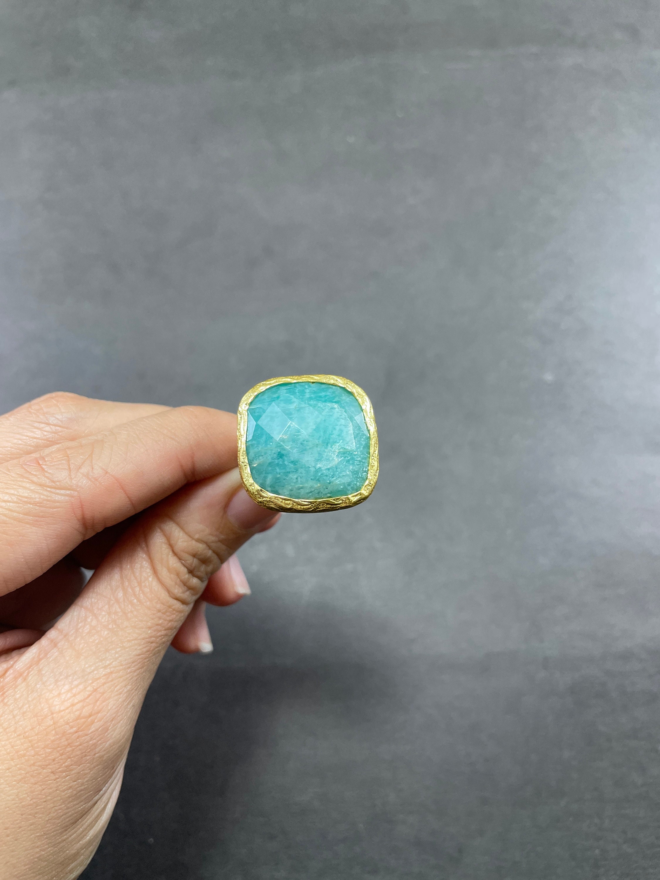 Collana verde in amazzonite naturale con sfere da 4 mm e