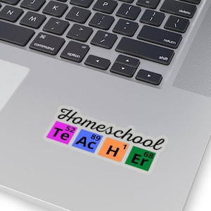 Homeschool Teacher Sticker | Transparent or White Background | 3 Sizes