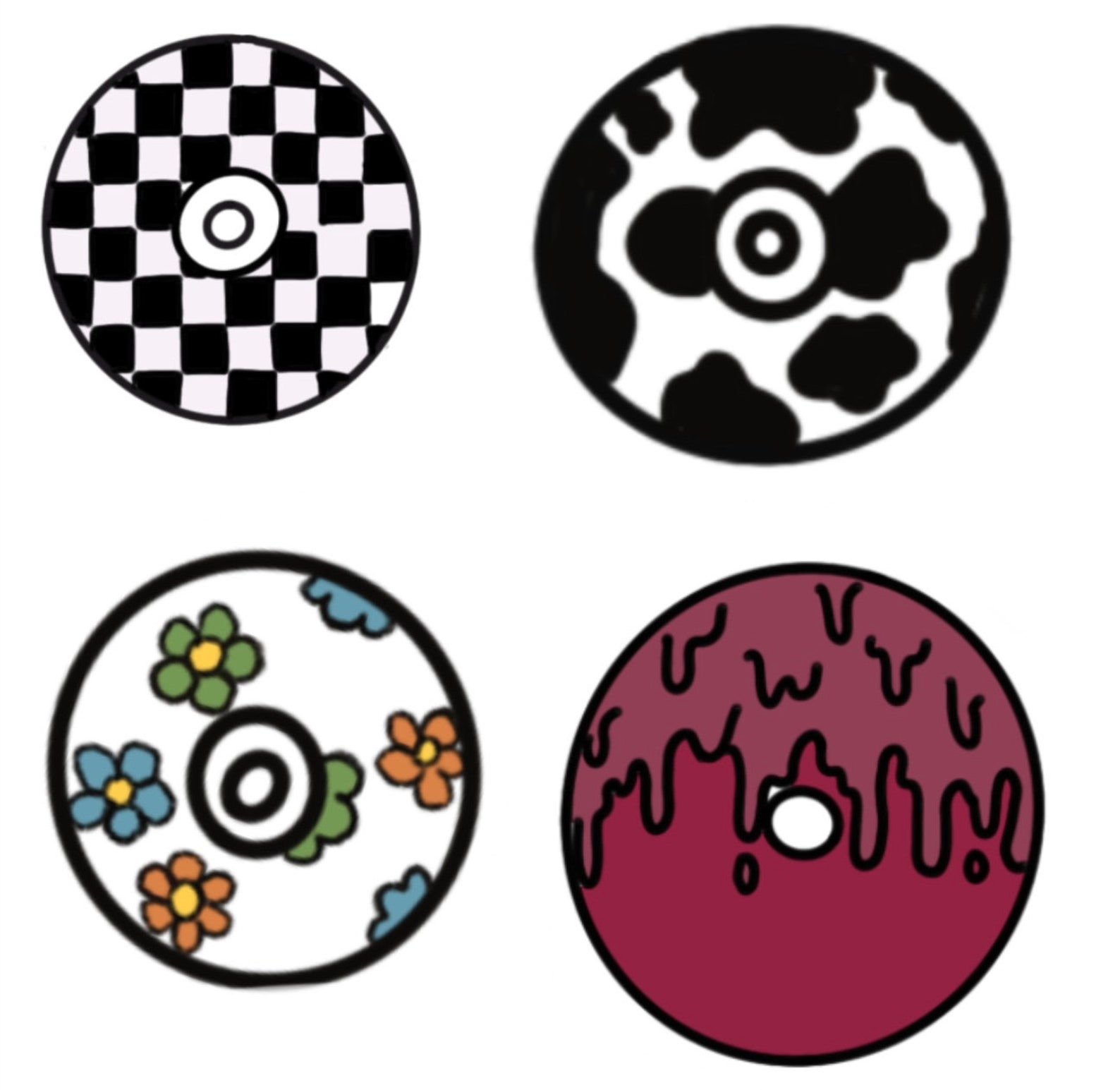 Aesthetic indie sticker set Etsy