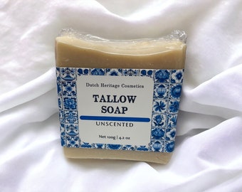 Tallow Soap, Grass Fed Beef Tallow,