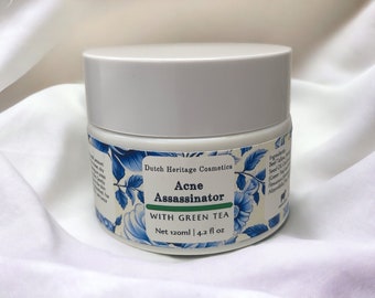 Acne Assassinator, crème contre l'acné, crème de suif de boeuf nourri à l'herbe