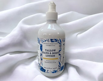 Tallow Hand & Body Lotion, Grass Fed Tallow Lotion
