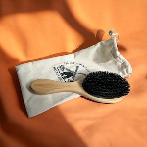 Wooden Hairbrush with 100% Boar Bristles