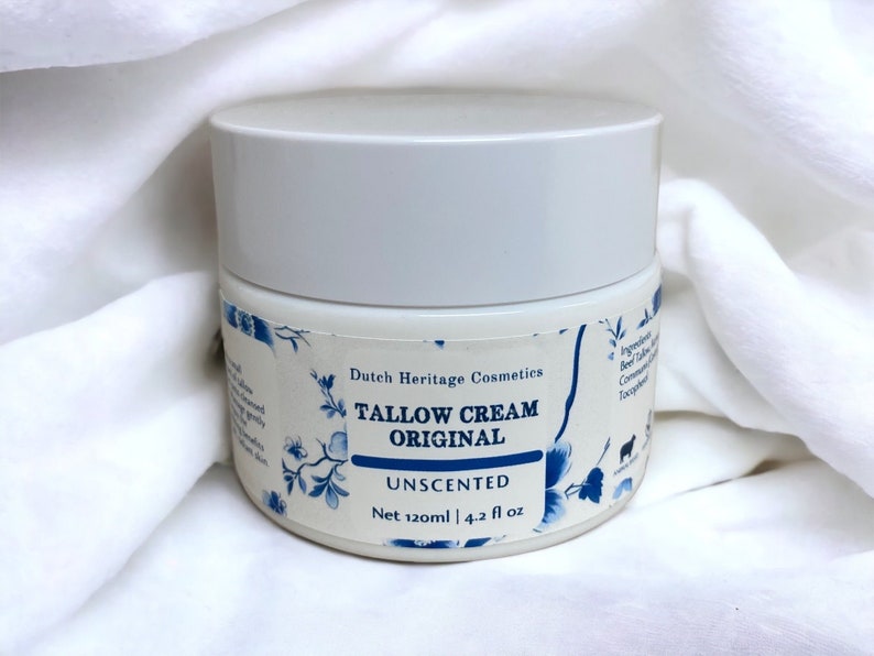 Tallow Cream Original, Hydrating Body Face & Hand Lotion image 1