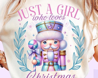 Pink Christmas Nutcracker PNG, Girly Coquette Sublimation (Digital Download)