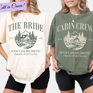 Cabin Crew Bachelorette Logo: Bearbeitbares Camp Design (Digitaler Download)