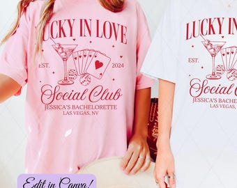 Lucky in Love Bach PNG Template, Custom Lucky in Love PNG, Editable Las Vegas Bachelorette Logo, Vegas Bachelorette Digital Download