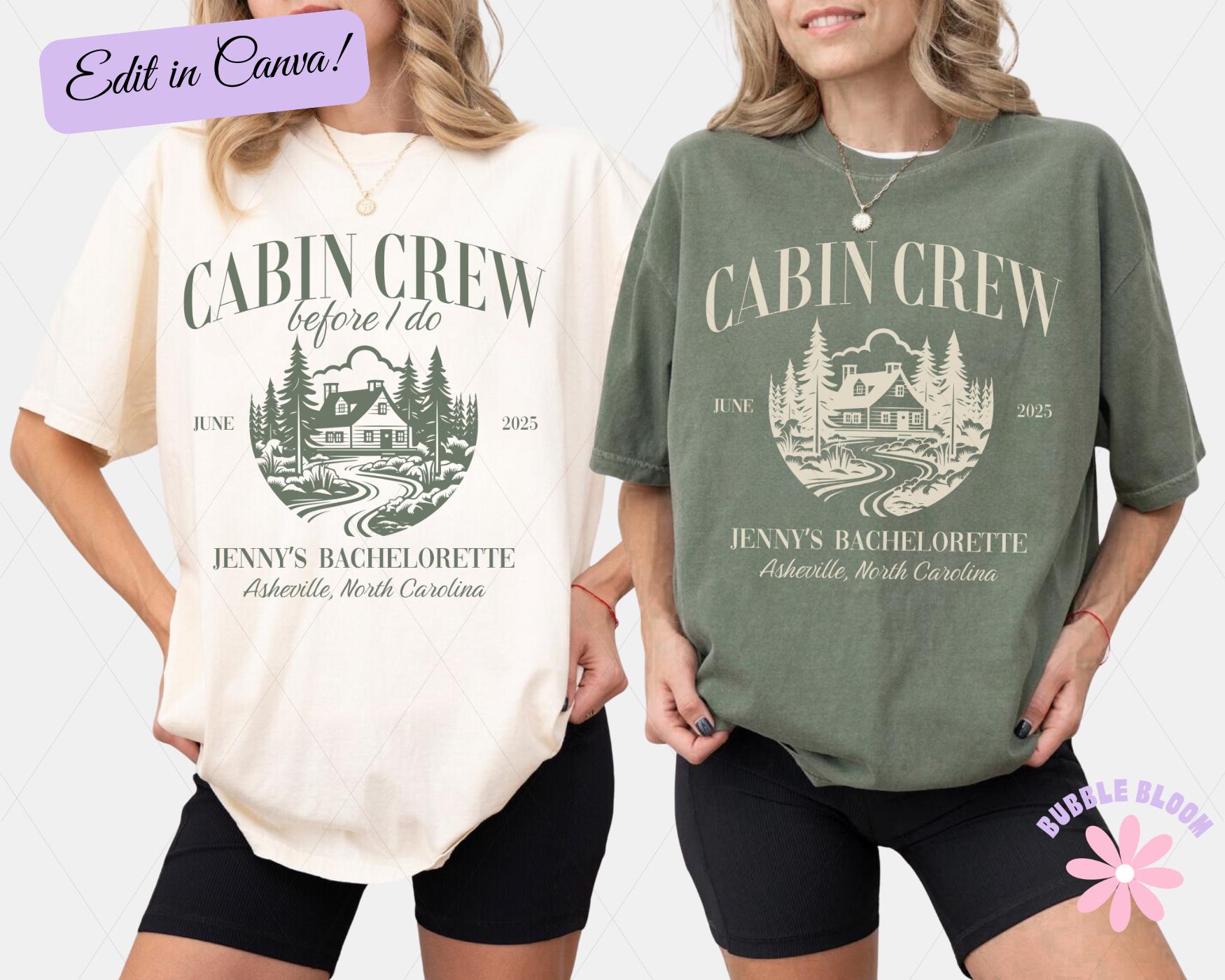 Cabin Crew Before I Do SVG, Custom Cabin Bachelorette PNG, Editable Camp Bachelorette Logo, Lake Bachelorette Digital Download, Cabin Crew