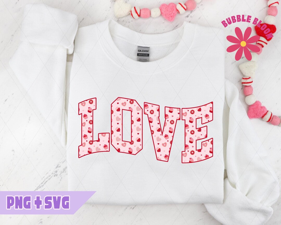 Cute Retro Love PNG, Valentine's Day PNG, Valentines Cupcake PNG, Pink ...