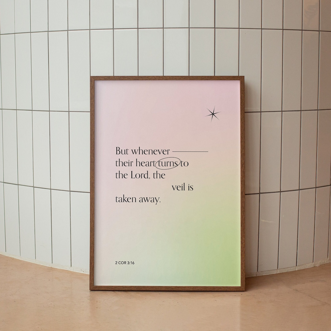 Christian Wall Art Aesthetic Digital Download Print, Trendy Bible Verse ...