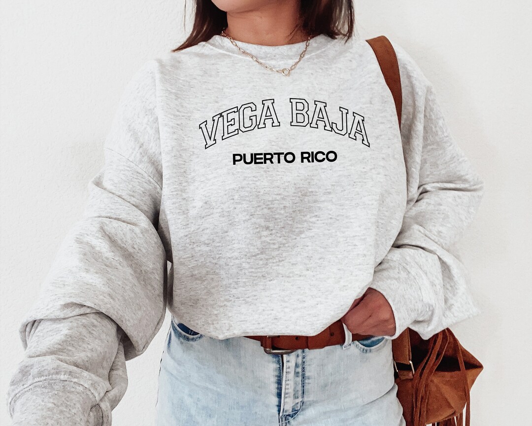 Vega Baja Crewneck Sweatshirt Puerto Rico Sweater Latin Etsy