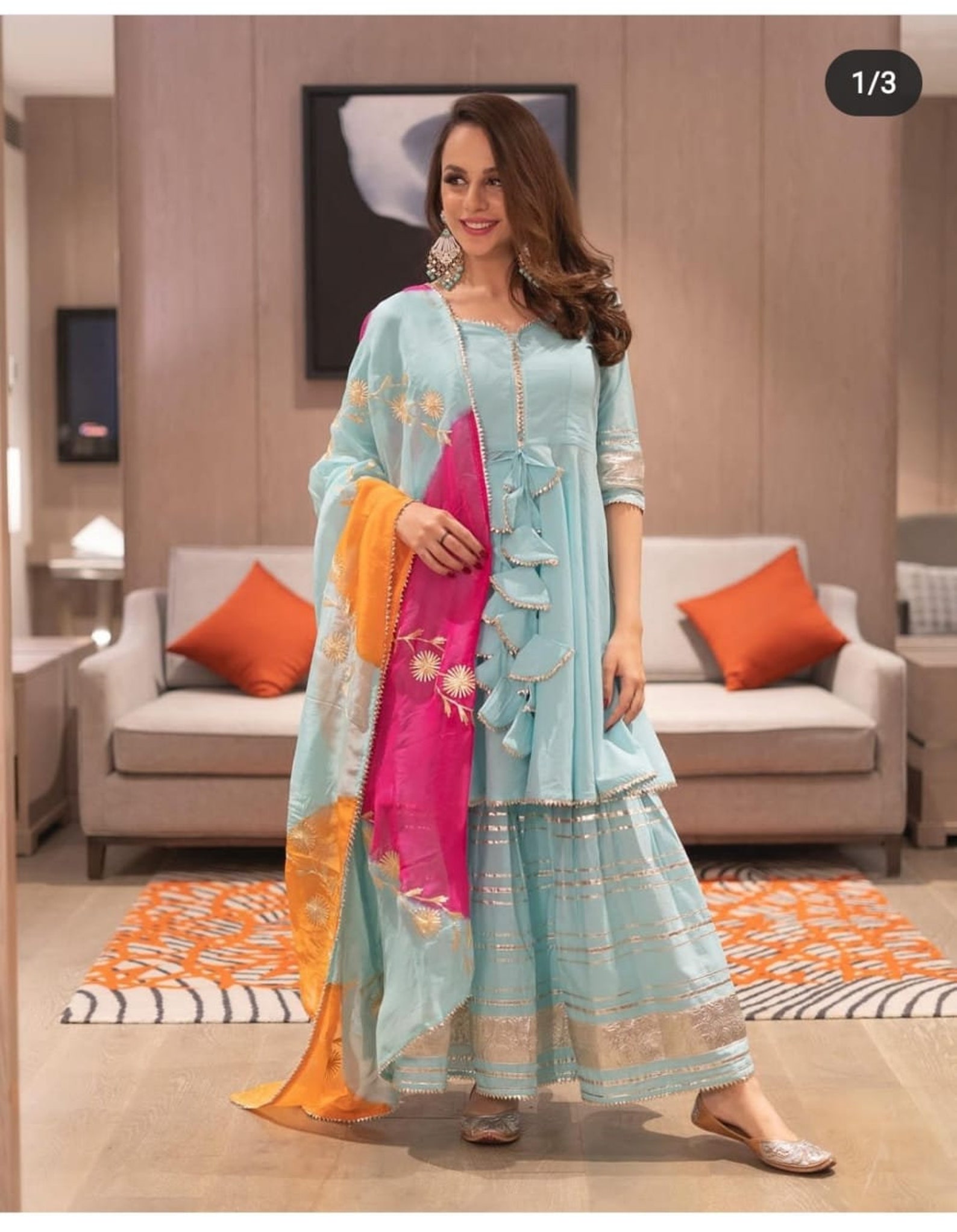 sharara ke design