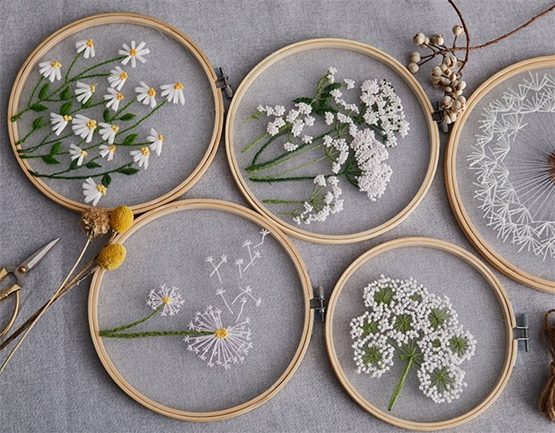 DIY Embroidery For Beginners / European Mesh Embroidery / image 1
