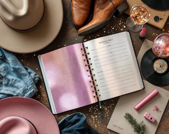 Bachelorette Weekend Itinerary Planner Nashville Disco | 26 Page Last Disco Cowgirl Editable Booklet | Bach Trip TikTok Digital Download
