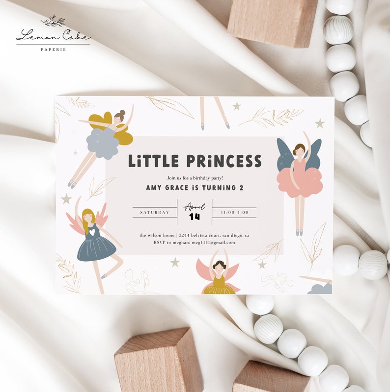 Fairy Invitation Template Instant Download Fairy Birthday - Etsy