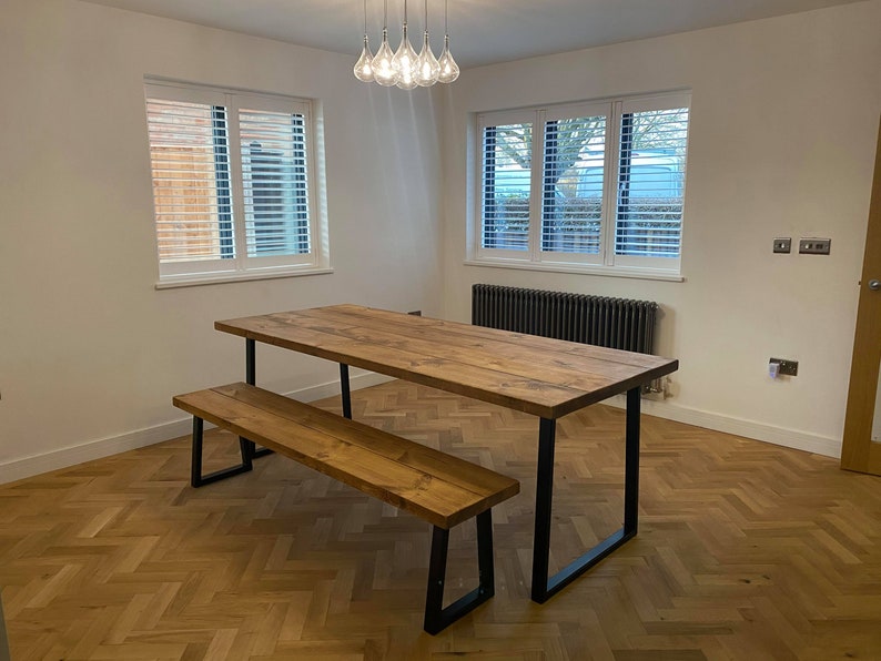 Trapezium Table Legs Industrial Style Metal Table and Bench Etsy UK