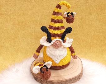 GNOMOS ABEJA – Patrón de ganchillo en PDF en alemán