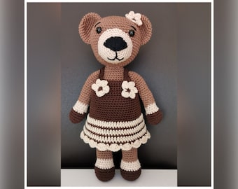 OSO CAPUCHINO - Patrón de crochet oso PDF / Patrón de crochet osito