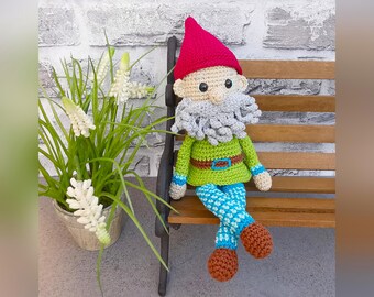 WALDEMAR – Patrón de crochet para gnomo de jardín (PDF en alemán)