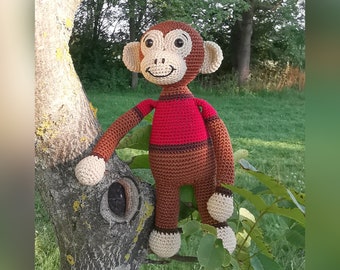 Crochet pattern / crochet pattern monkey Georgie Monkey