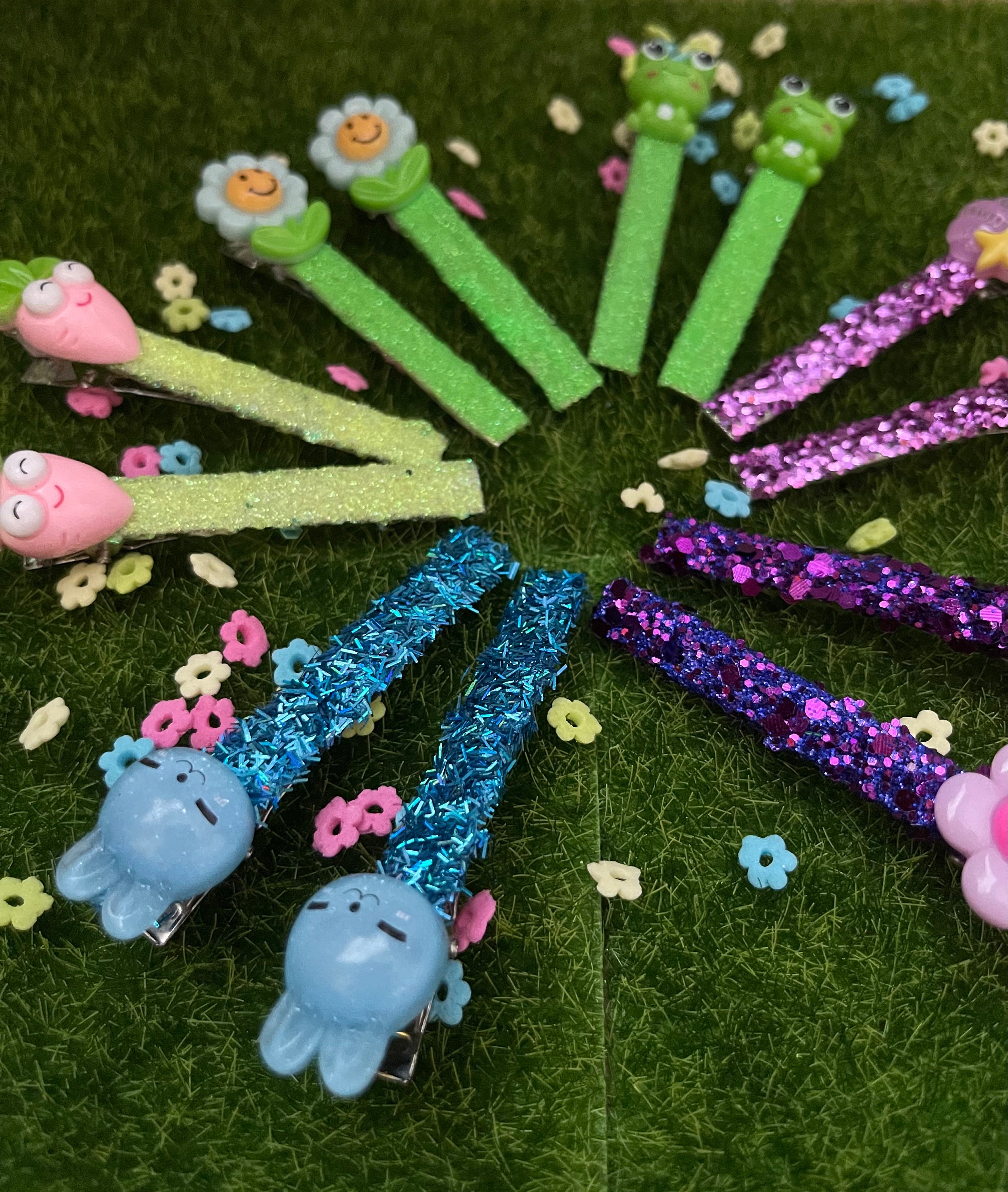 Juego de 6 clips para el cabello Etsy