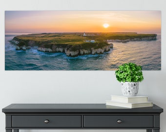 Flamborough Sunset Panorama Lighthouse