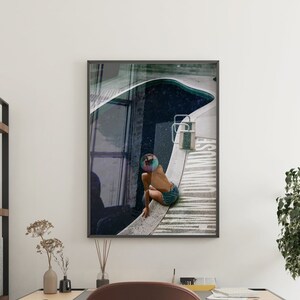 I am my own muse, Dopamine Decor, Disco Ball Print, Maximalist Decor, Funky Wall Art, Indie Room Decor, Preppy Wall Art, Y2K Room Decor