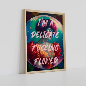 Altered Art Portrait: Eclectic Maximalist Wall Art