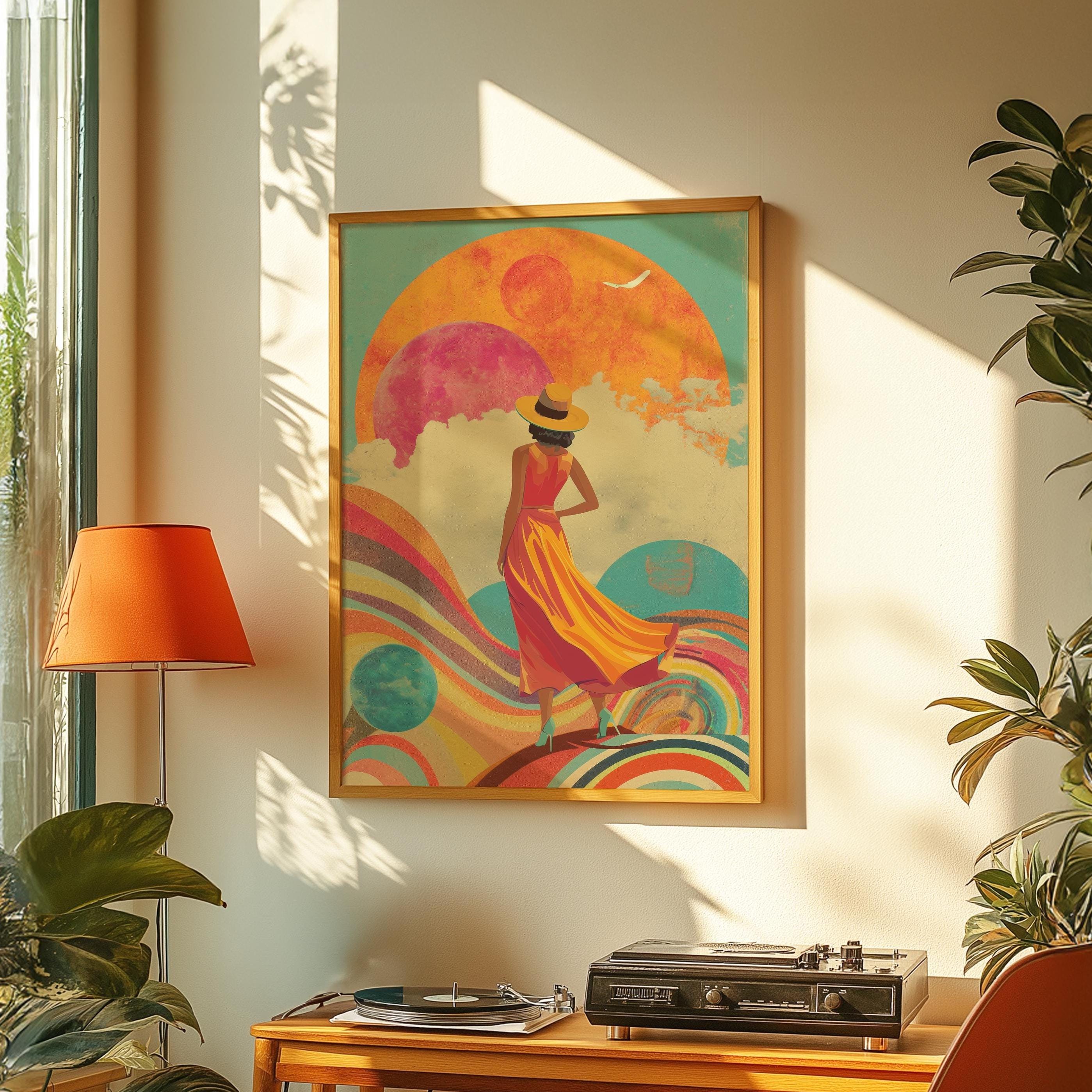 70s Inspired Yellow and Purple Makeup Tutorial, image size:2798x2798