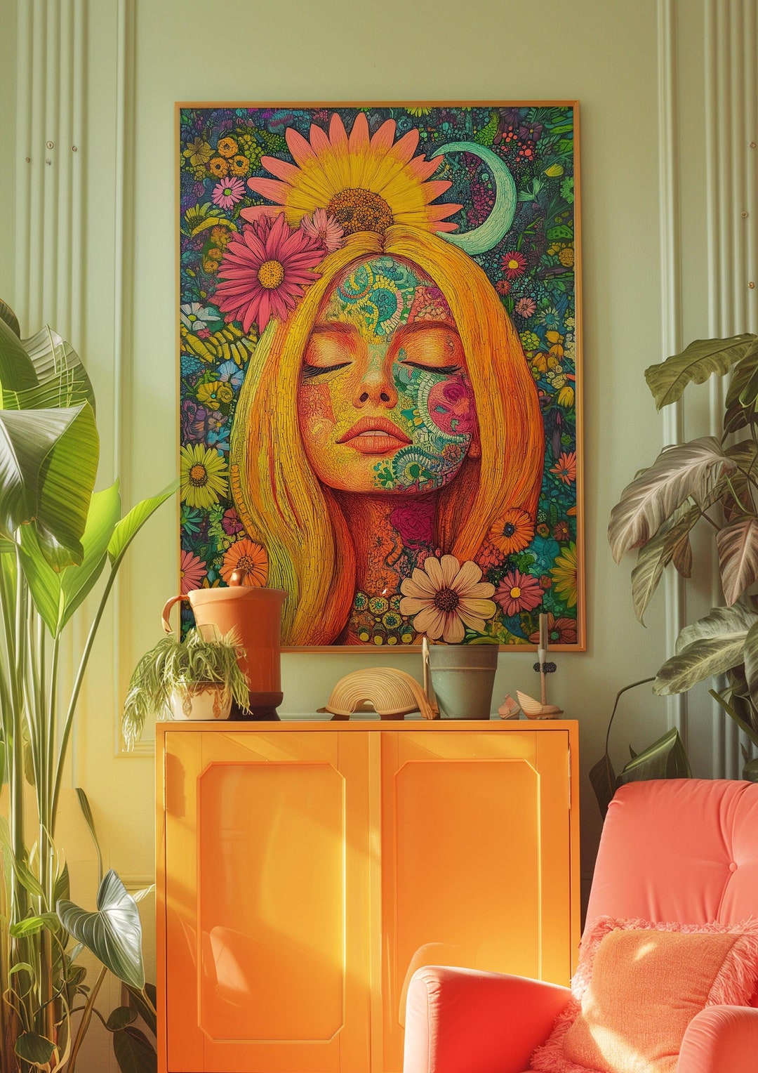 vintage-60s-70s-aesthetic-art-print-retro-groovy-peace-poster