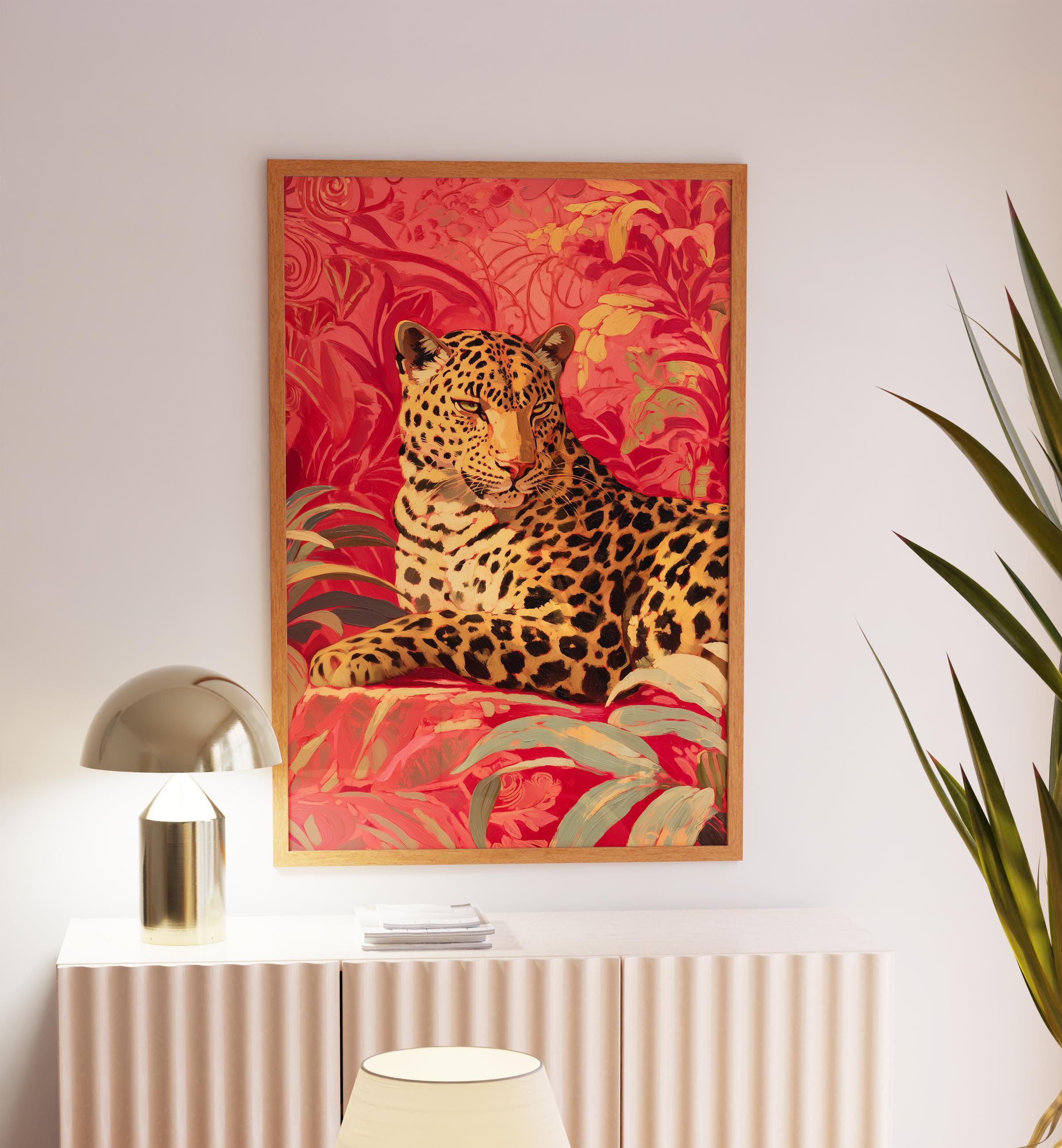70s Leopard Print: Retro Maximalist Wall Art - Etsy