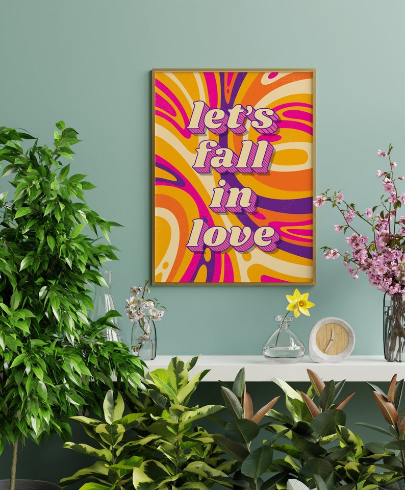 Dorm Room Decor Aesthetic Print Retro Home Decor Trendy - Etsy