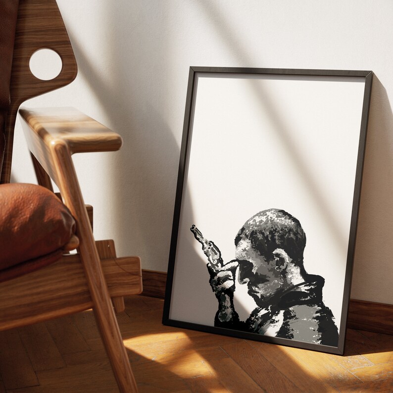 T-Shirt Uomo Film La Haine – Foto Vinz (Vincent Cassel) – GL BOUTIK - Foto 2