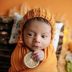 ENGLISH HAT for newborn session, hand knitted bonnet, newborn bonnet, newborn hat for photography, newborn props, child prop