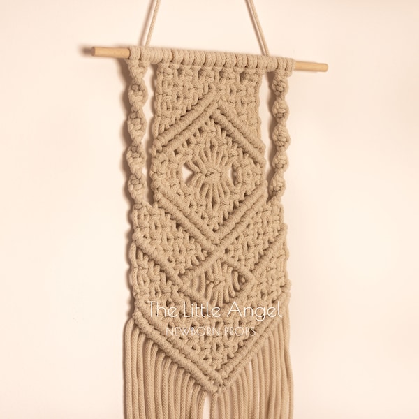 ANNIE - macrame wall hanging, diy home decor, eco friendly home decor, boho home decor, bohemian style macrame, prop for photo session,