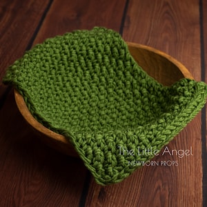 RTS - PEPE chunky newborn blanket, layer blanket, props for photography, doubled knitted blanket, newborn session,
