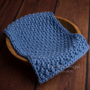 RTS - PEPE chunky newborn blanket, layer blanket, props for photography, doubled knitted blanket, newborn session,