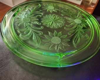 Green Depression Uranium Glass Cake Plate Etsy Il 340x270.4198450842 Jqai