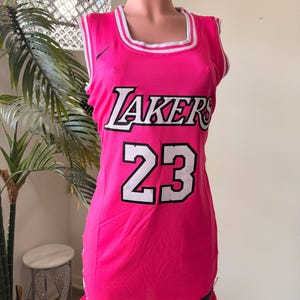 pink and white jersey dress Zhuri Jersey Dress Pink / L