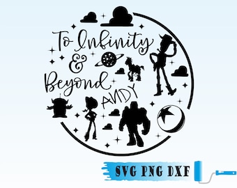 ToyStory To infinity and beyond svg png dxf, Circle Collage, SVG, PNG, Dxf, ToyStory SVG Cricut Clipart, ToyStory Friends svg, Woody svg