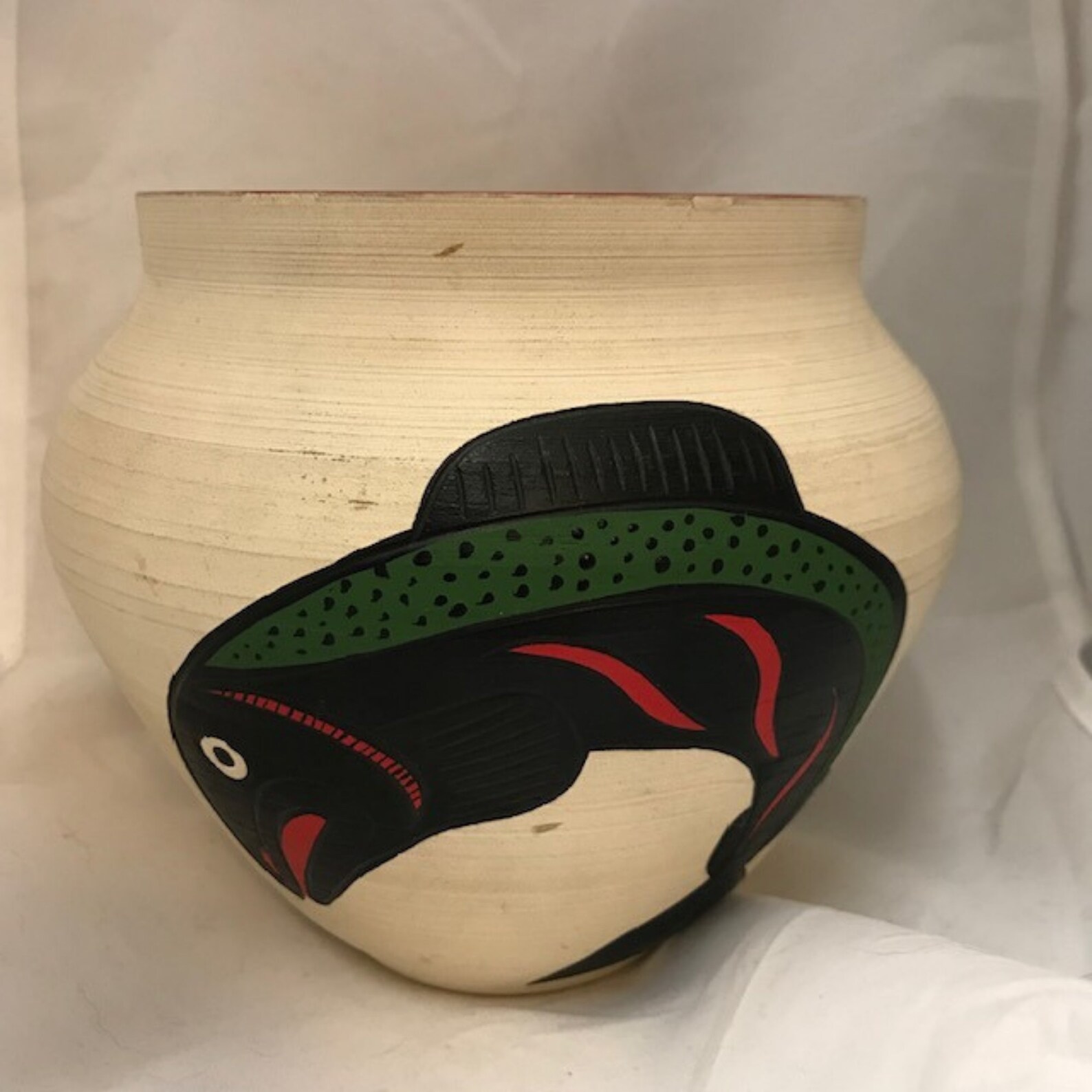 Stewart Jacobs Squamish Pottery Vase Etsy