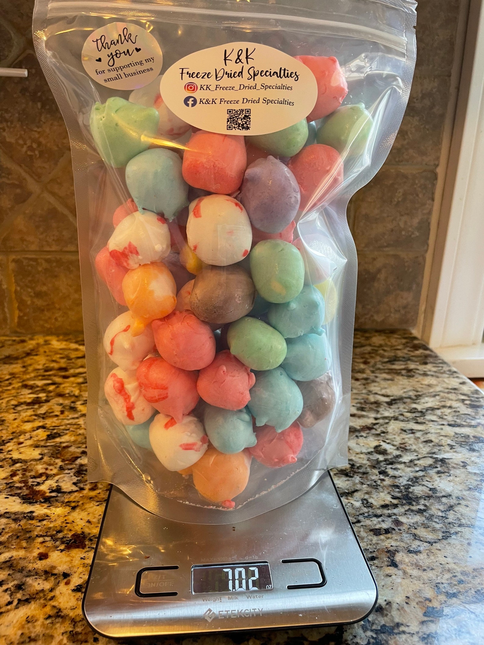 Freeze Dried Salt Water Taffy Etsy