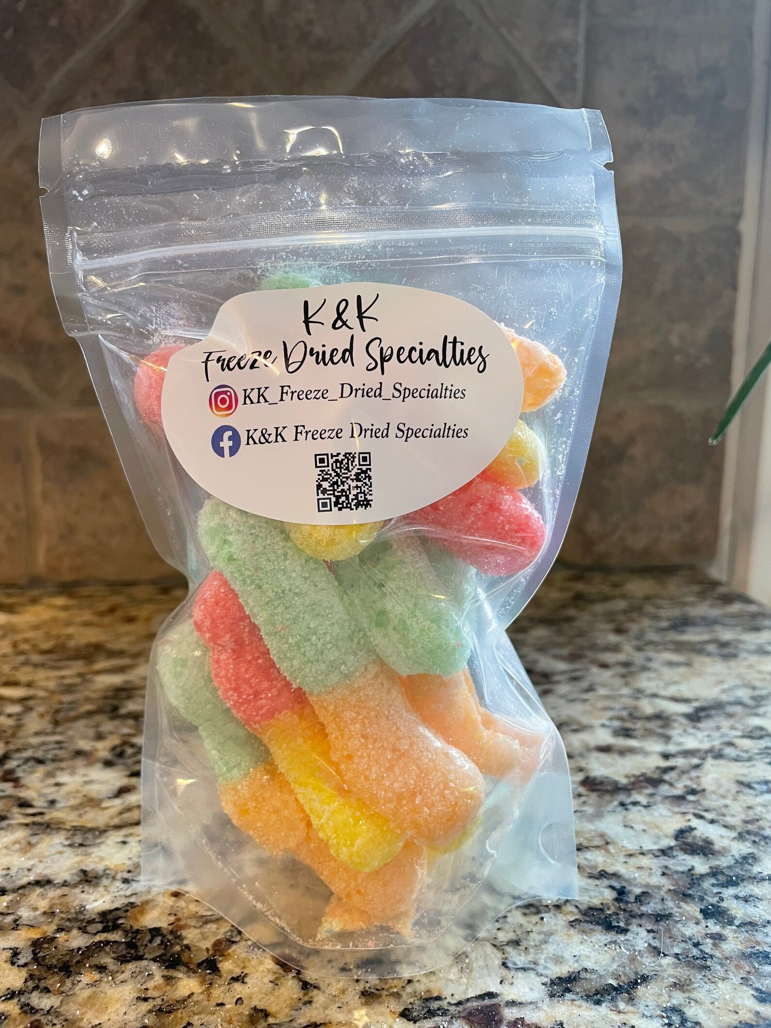 Freeze Dried Sour Gummy Worms Etsy