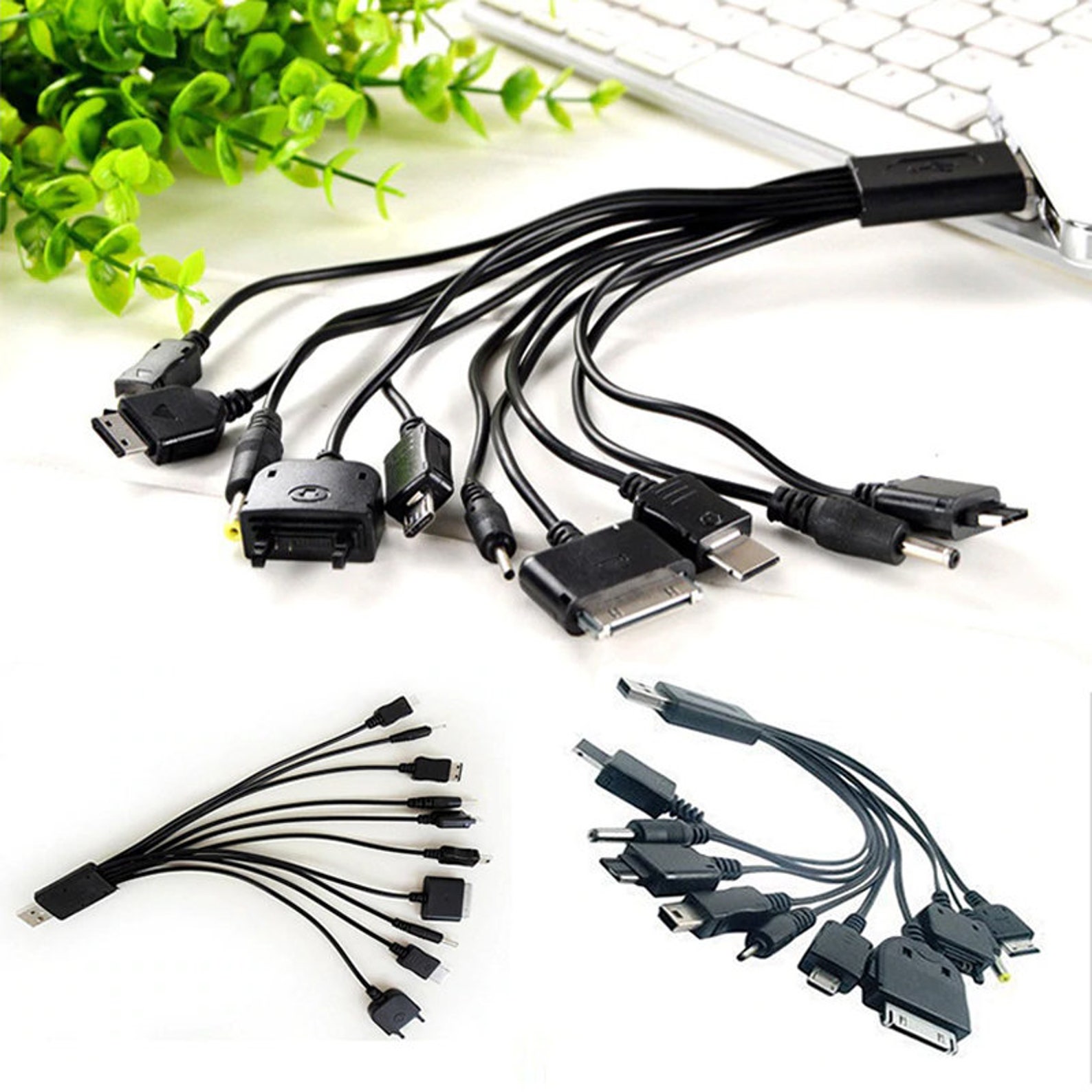 10 in 1 Universal Multi USB Charger Cable Charging Adapter for Etsy