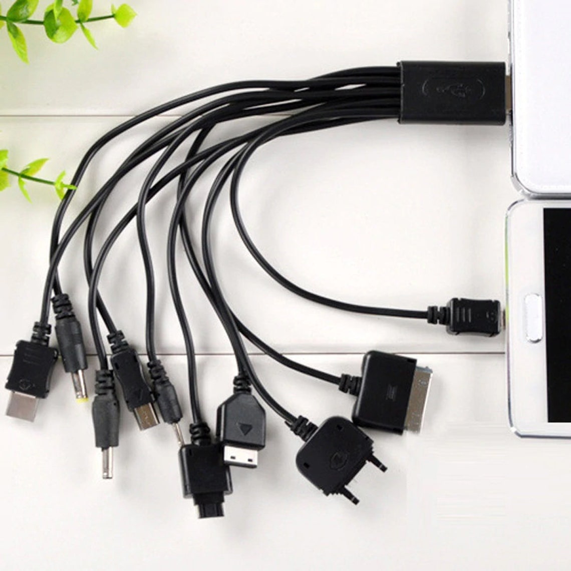 10 in 1 Universal Multi USB Charger Cable Charging Adapter for Etsy